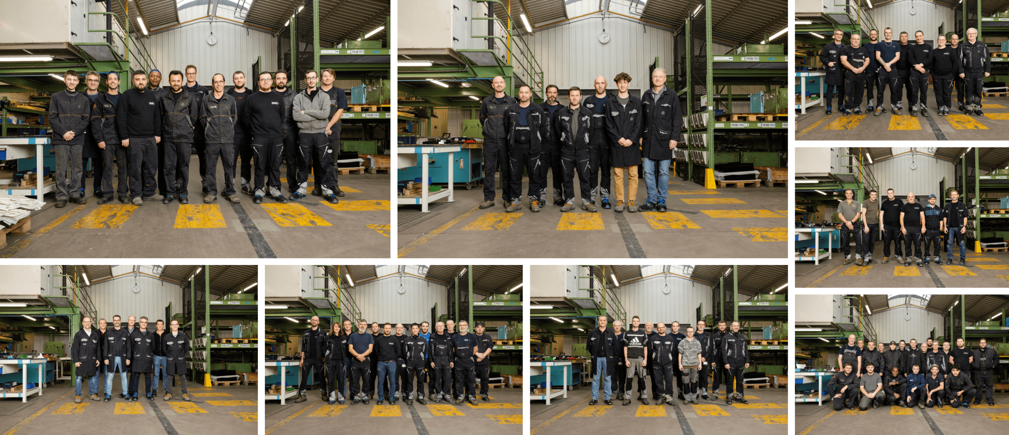 Equipes Production pièces